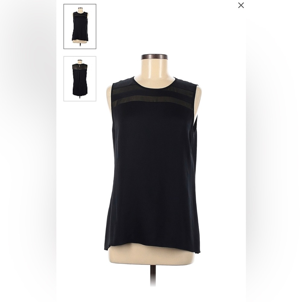 Classiques Antier black silk blouse.